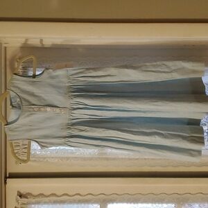 FANTASIES Girls Linen and Cotton Sleeveless Dress Easter Wedding SZ 6